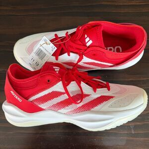 Size 11 - adidas  Adizero Select 2.0 Low Basketball Shoes IG6685 Red White Men's